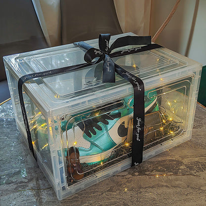 Caja transparente para zapatos Alec - antioxidante