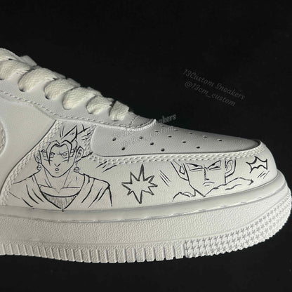 0640-Dragon Ball pintura + manga en blanco y negro en cuatro lados