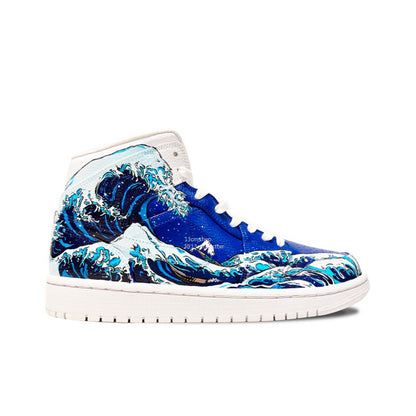 0135-Serie de olas, zapatos de carpa koi y mandarín