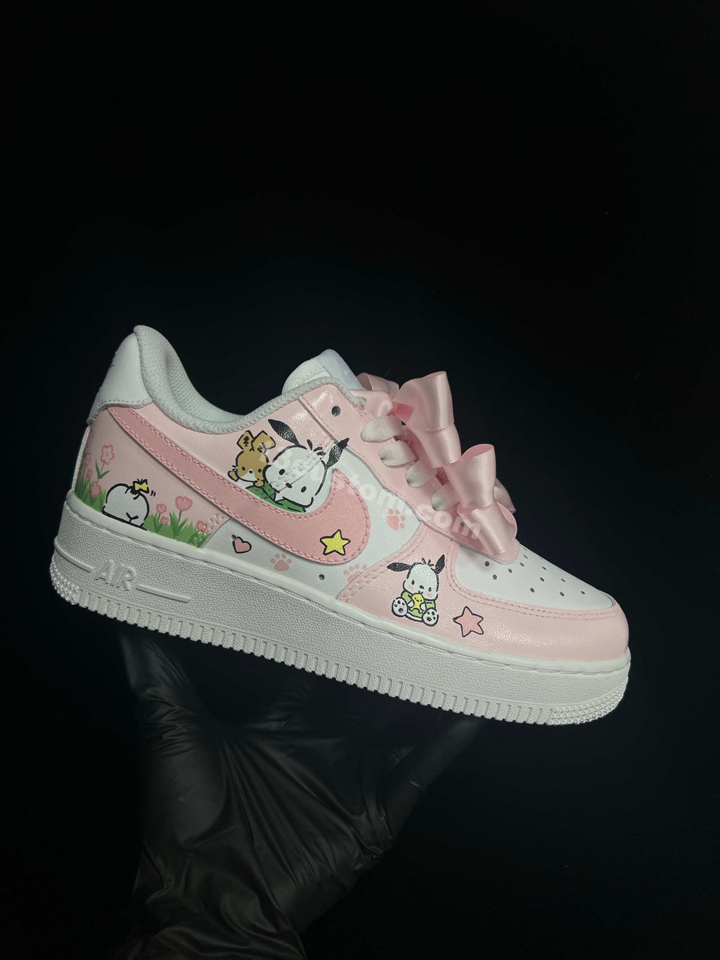 AF1 粉紅色帕恰狗蝴蝶結
