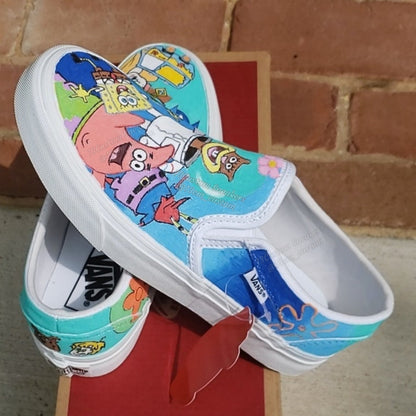 0685-Patrón completo de miembros de Bob Esponja