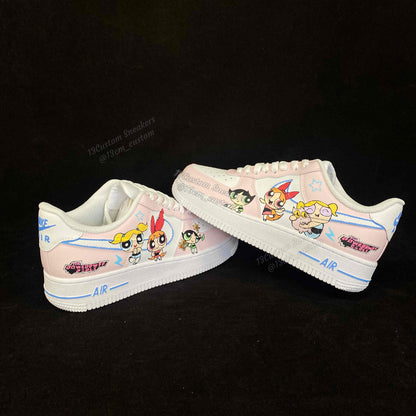 0574-비행소녀경찰 파란색 전체 패턴