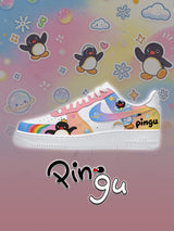 AF1 pingu rainbow candy Custom Sneakers