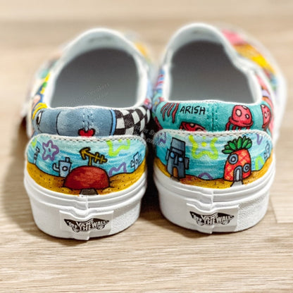 0686-Patrón completo de garabatos de Bob Esponja