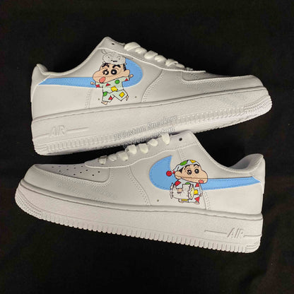 0537-심플 블루 로고 잠옷 소신