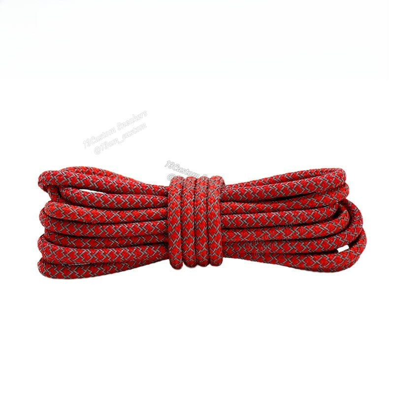 Cordones redondos reflectantes de 18 colores