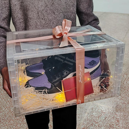 Caja transparente para zapatos Alec - antioxidante