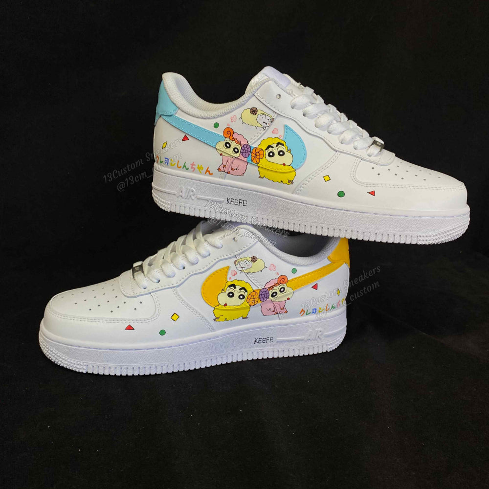 0546 - Crayon Shin-chan and Little Aoi Blue and Yellow Model