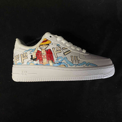 0601-One Piece Luffy doble imagen cuatro lados