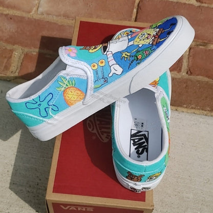 0685-Patrón completo de miembros de Bob Esponja