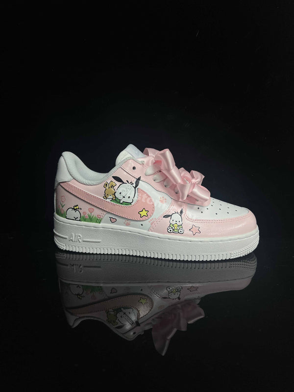 AF1 粉紅色帕恰狗蝴蝶結