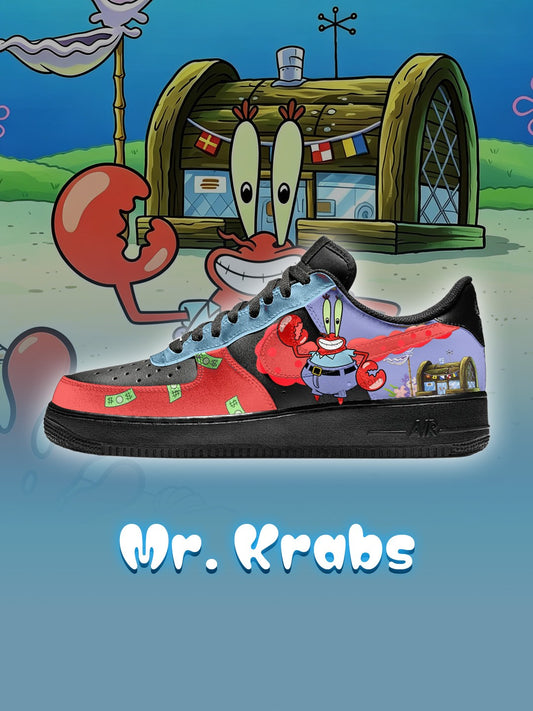 AF1黑武士 海綿寶寶 蟹老闆 V2