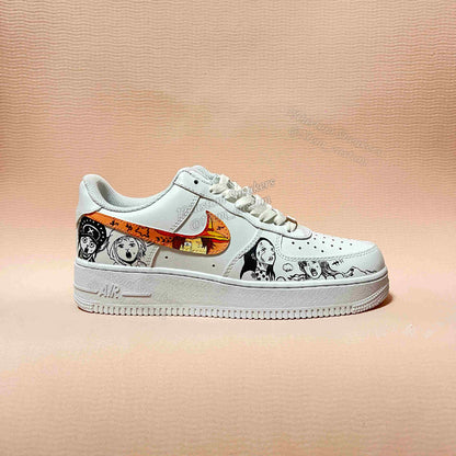 0619-Logo de Luffy + cómic en blanco y negro