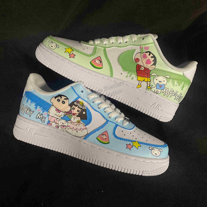 0515-Crayon Shin-chan Wedding Couple Shoes