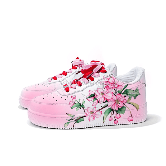 0118-꽃 시리즈 그라데이션 분홍색과 흰색