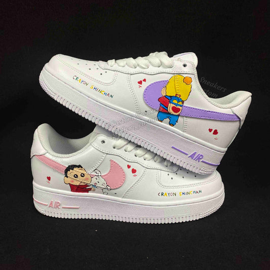 0541-Crayón Shin Chan color púrpura claro