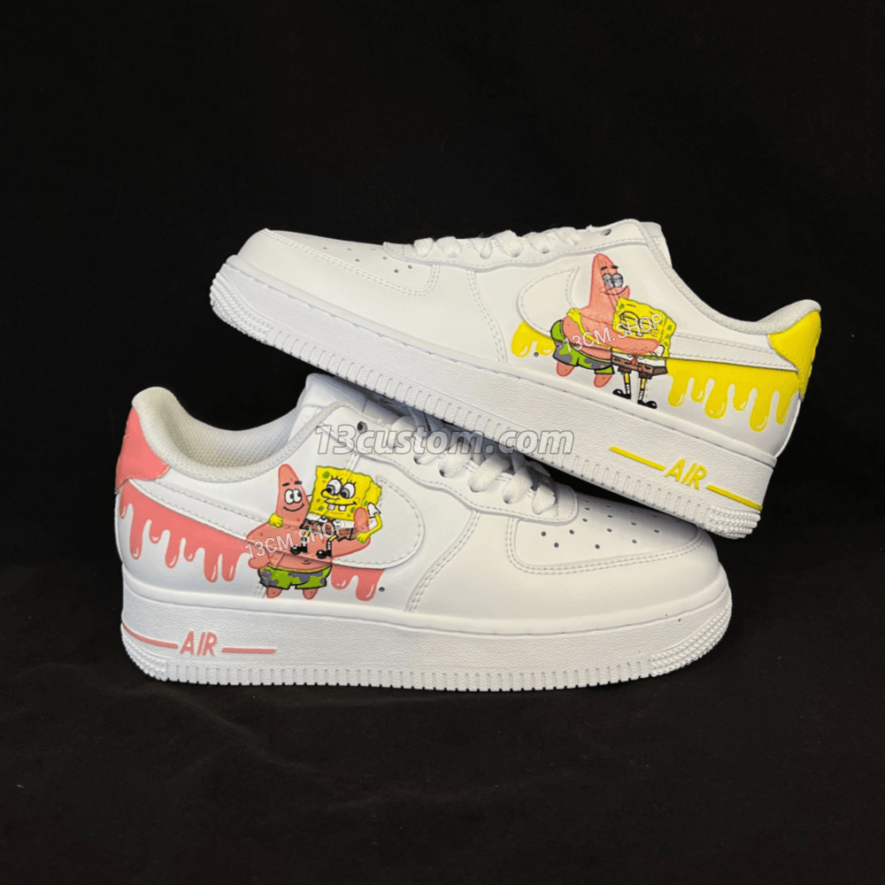 0014-AF1海綿寶寶派大星