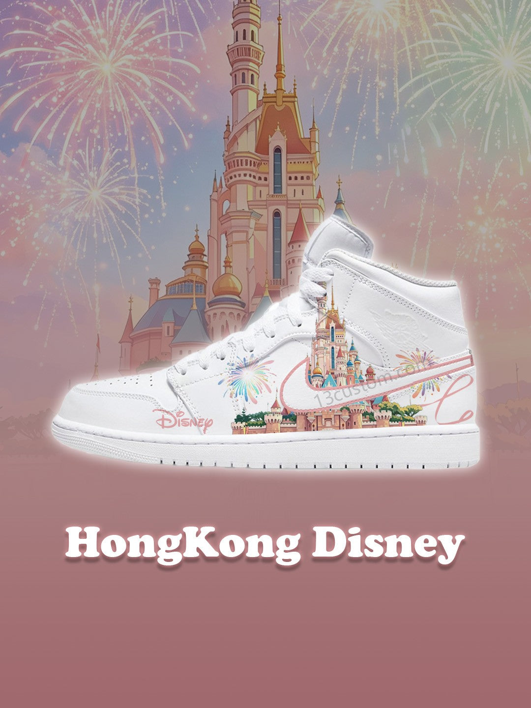 AJ1 HI 迪士尼城堡 客製化運動鞋