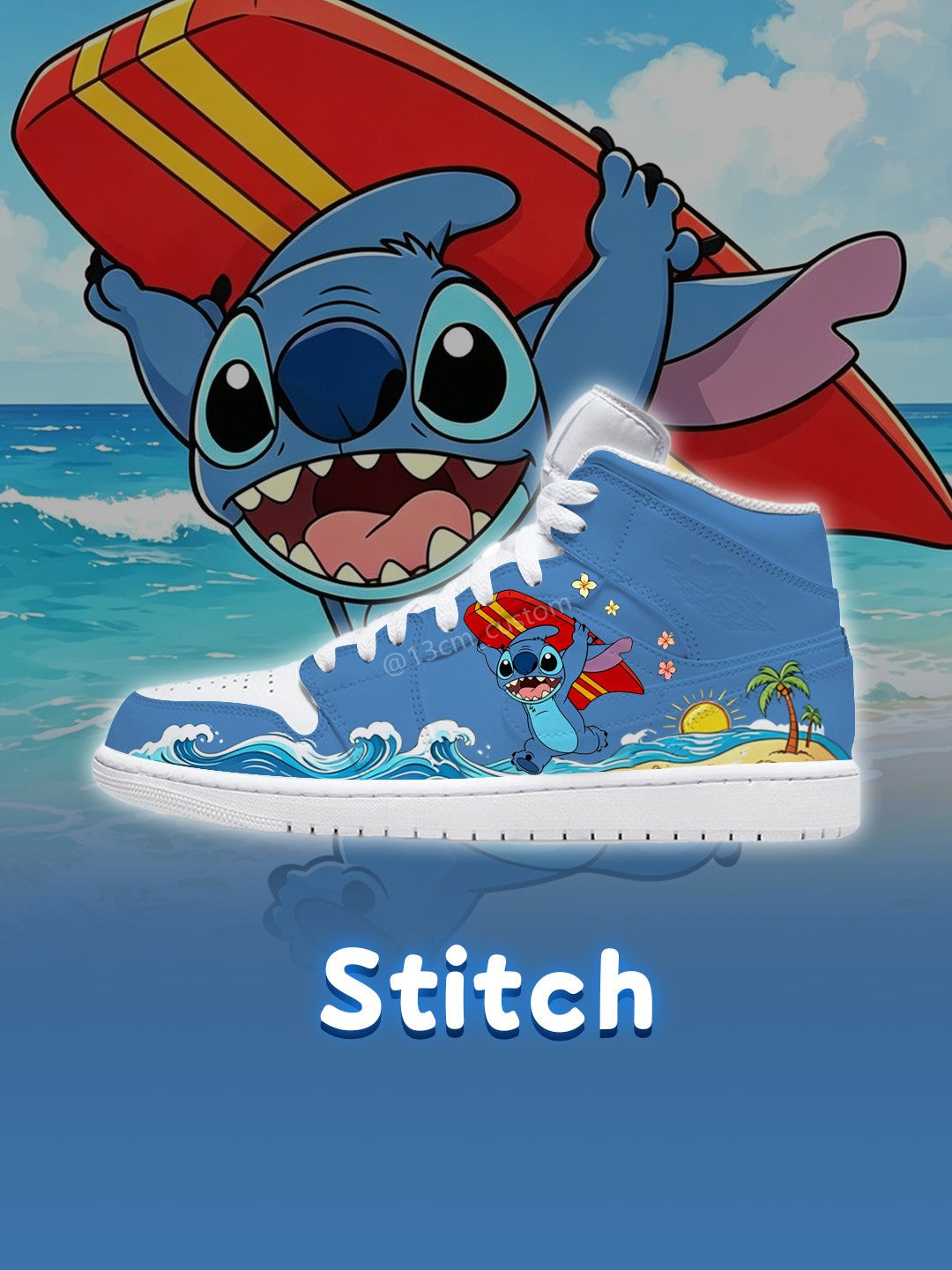AJ高筒 星際寶貝 史迪奇 V1