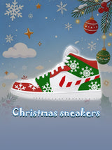 AJ1 HI Snowflake Christmas Custom Sneakers