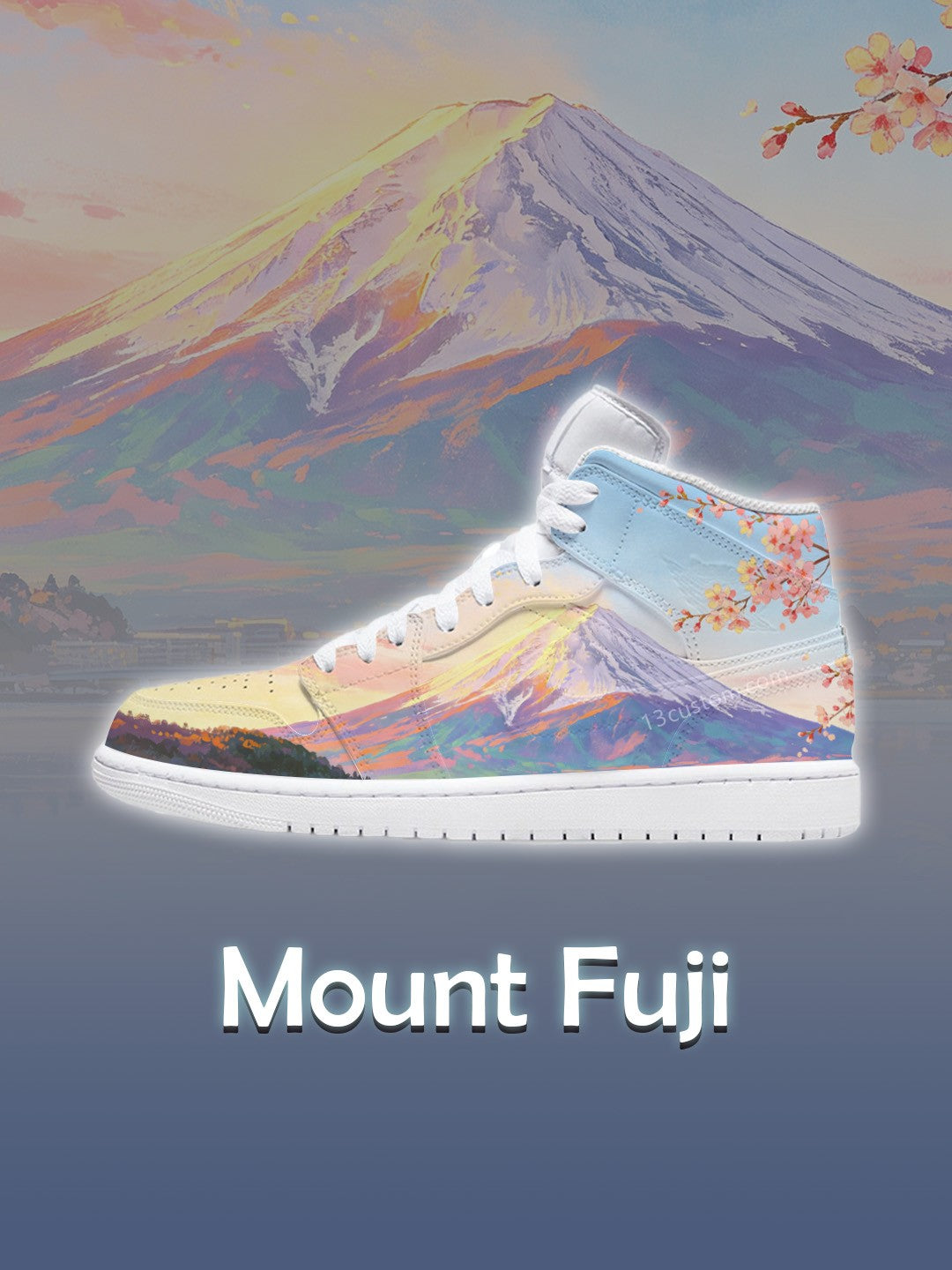 AJ1 HI  富士山 客製化運動鞋