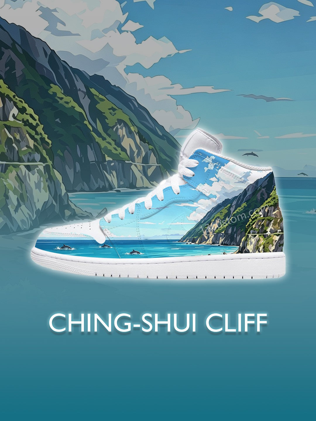AJ1 HI 清水斷崖 客製化運動鞋