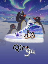 AJ1 HI pingu aurora antarctica Custom Sneakers