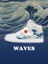 AJ1 HI Wave Elements Custom Sneakers