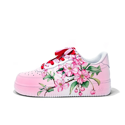 0118- Serie de flores en degradado rosa y blanco