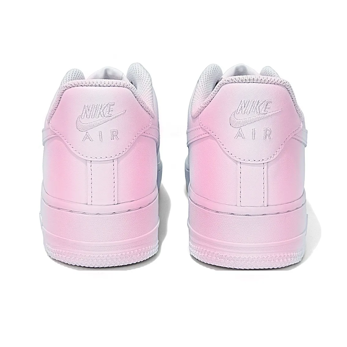 0118- Serie de flores en degradado rosa y blanco