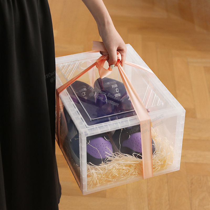 Caja transparente para zapatos Alec - antioxidante