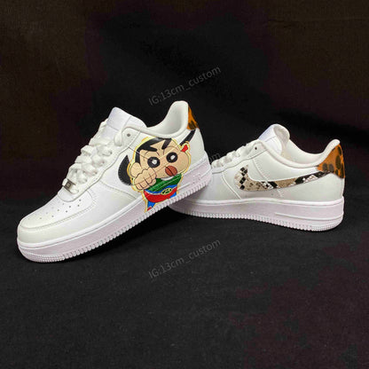 0508-호피 무늬 크레용 신짱과 뚱이