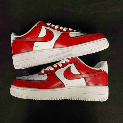 0594-Jugador de baloncesto en rojo completo