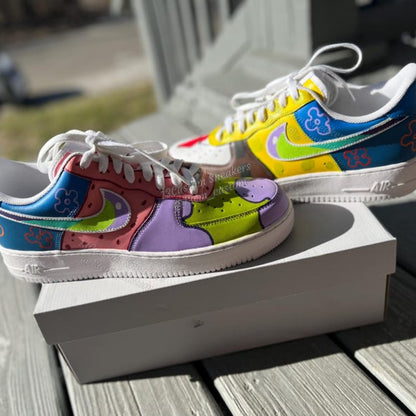 0684-Esponja Bob Graffiti de Colores Vivos