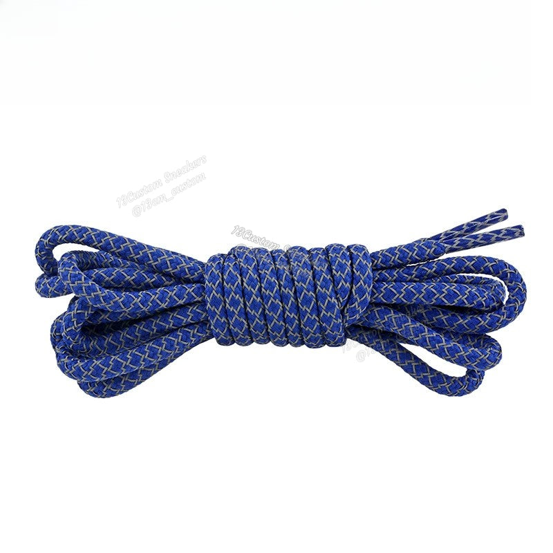 Cordones redondos reflectantes de 18 colores
