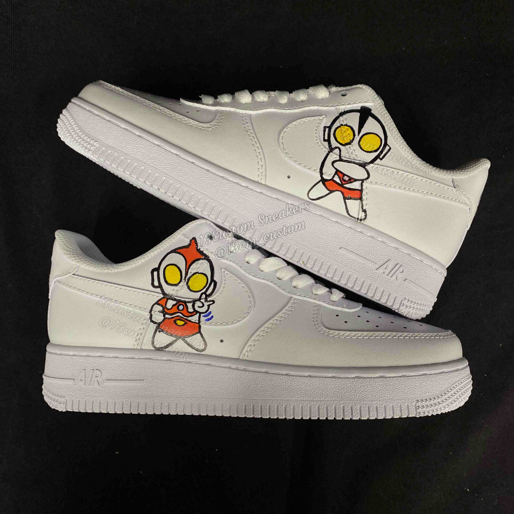 0560-Zapatos infantiles con gran imagen estilo Q de Ultraman