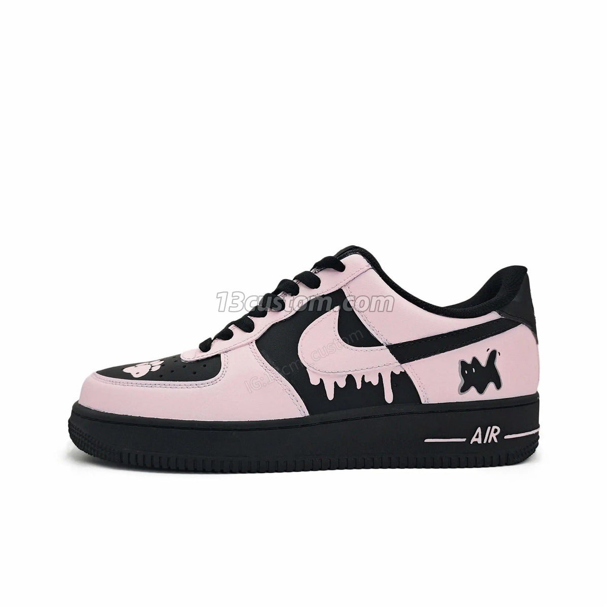 0500-流體粉黑貓咪 - 13custom