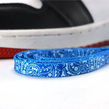 Cordones de zapatos Cashew Flower disponibles en 5 colores y longitudes