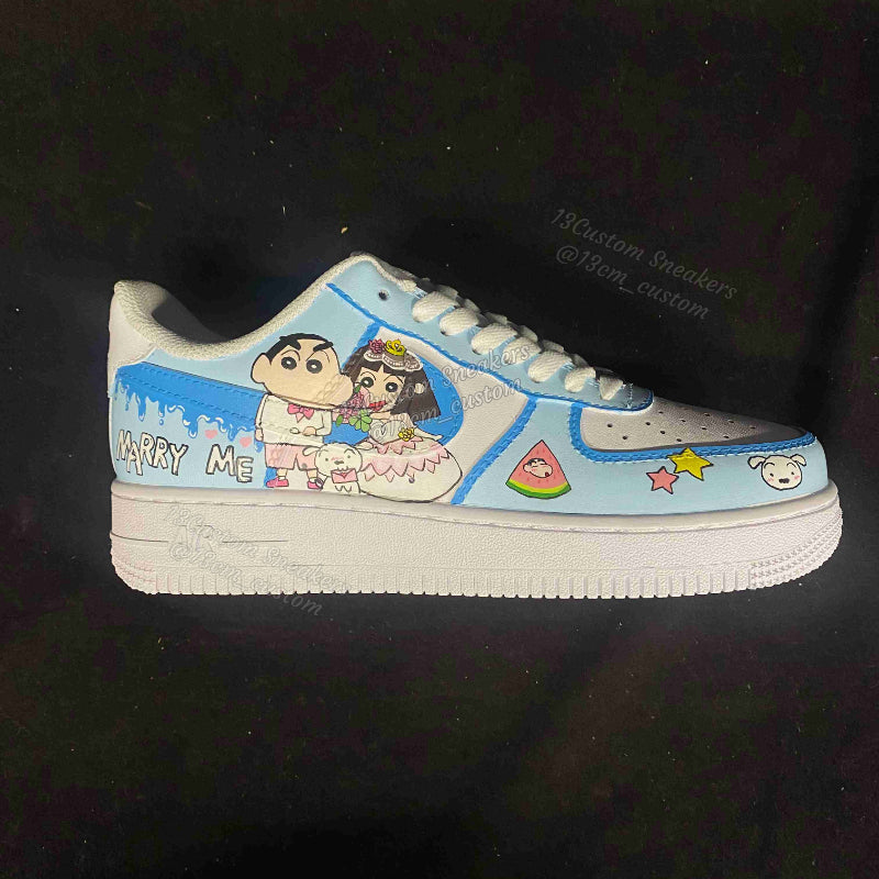 0515-Crayon Shin-chan Wedding Couple Shoes