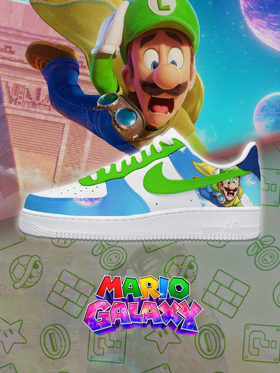AF1 超級瑪利歐 路易吉 V2