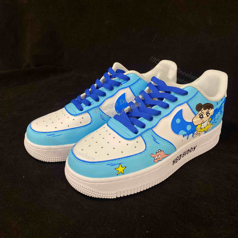 0547-Crayón Shin-chan y Aoi líquido azul