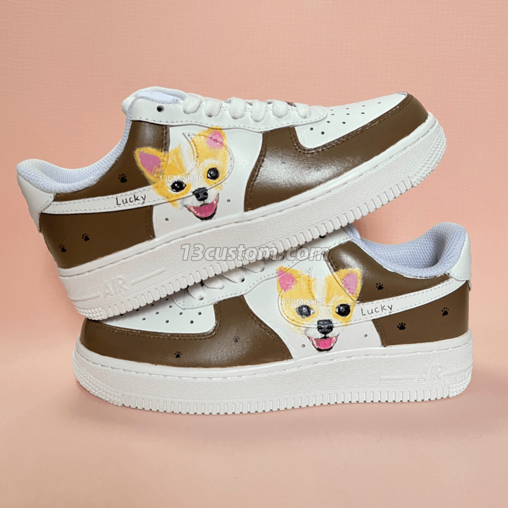 0013-AF1手繪狗狗 主圖