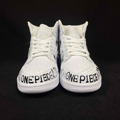 0605-Luffy Gear 5 pintura a color + manga en blanco y negro