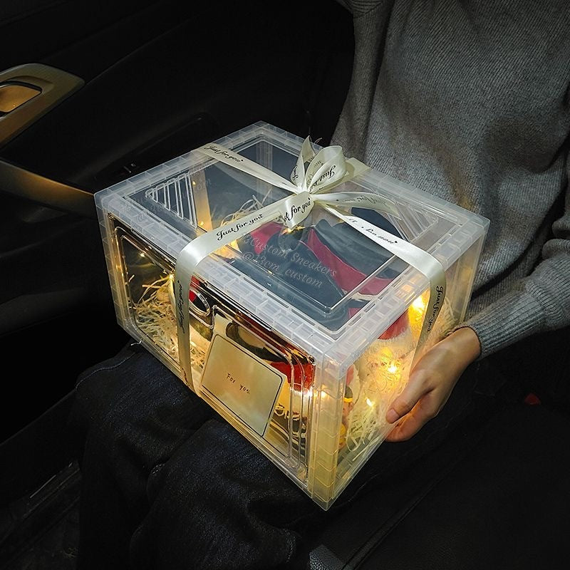 Caja transparente para zapatos Alec - antioxidante