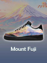 AF1 Black Mount Fuji Custom Sneakers