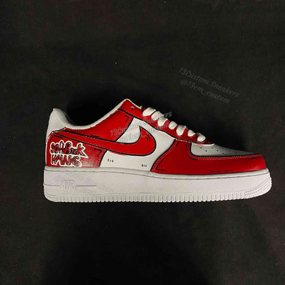 0594-Jugador de baloncesto en rojo completo