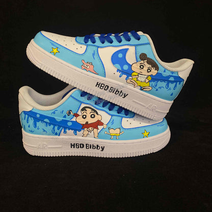 0547-Crayón Shin-chan y Aoi líquido azul