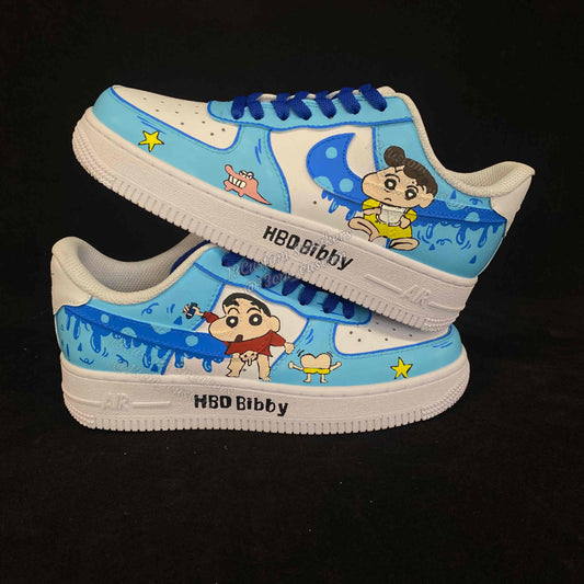 0547-Crayón Shin-chan y Aoi líquido azul