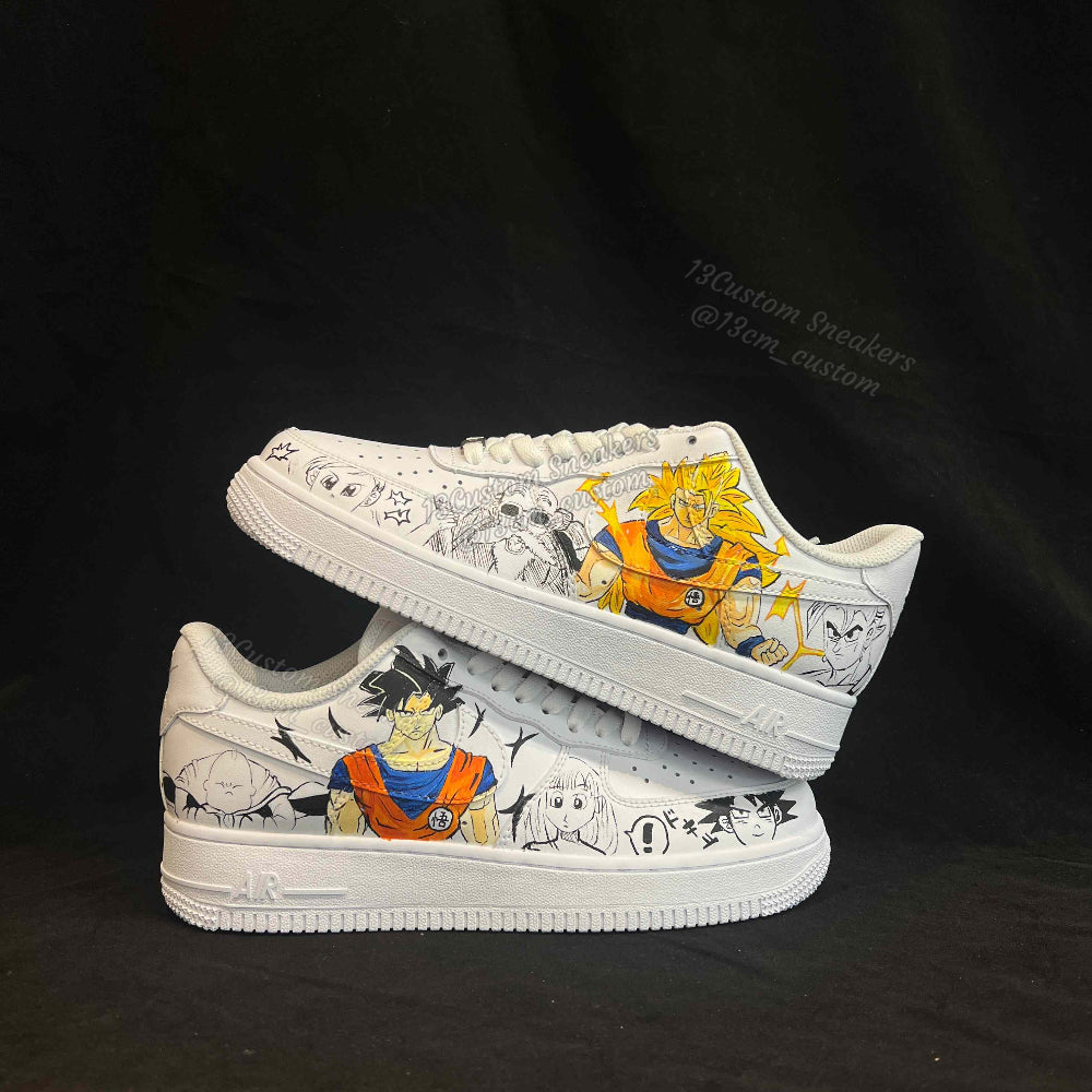 0640-Dragon Ball pintura + manga en blanco y negro en cuatro lados