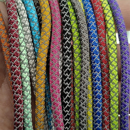 Cordones redondos reflectantes de 18 colores